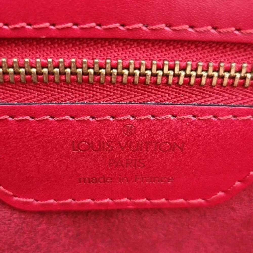 Auth Louis Vuitton Epi Red Saint Jacques Shopping‎ M52267 Shoulder bag SKS020280